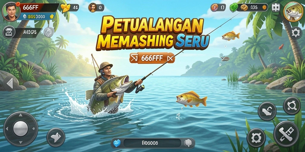 Tampilan gameplay 666FF yang menggugah selera memancing.