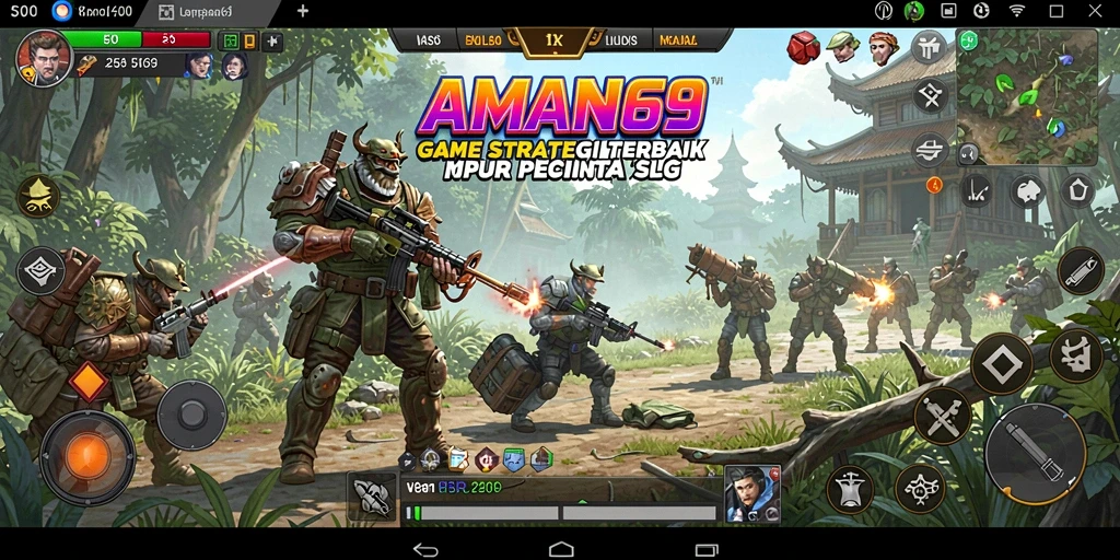 Tampilan gameplay AMAN69 yang menarik dan penuh strategi.