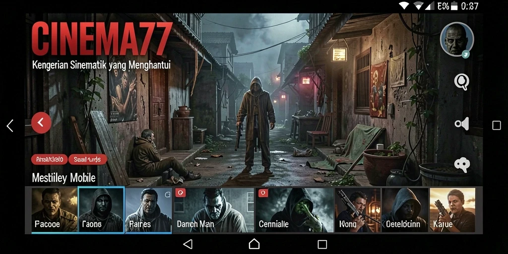 Gameplay CINEMA77 yang menakutkan dan mengerikan.