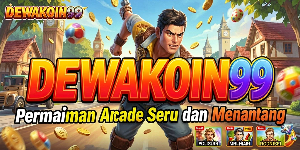 Screenshot gameplay DEWAKOIN99 yang menampilkan keseruan permainan Arcade.