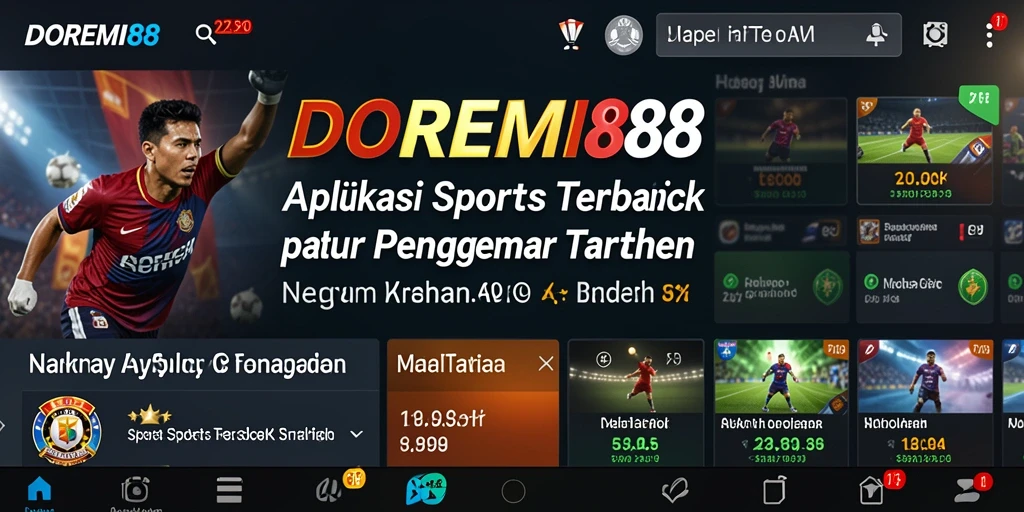 Tampilan utama DOREMI88 yang menarik dengan berbagai pilihan taruhan.