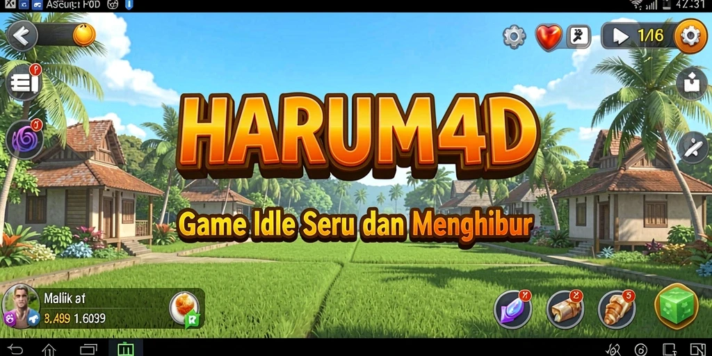 Screenshot HARUM4D menampilkan gameplay santai dan menarik.