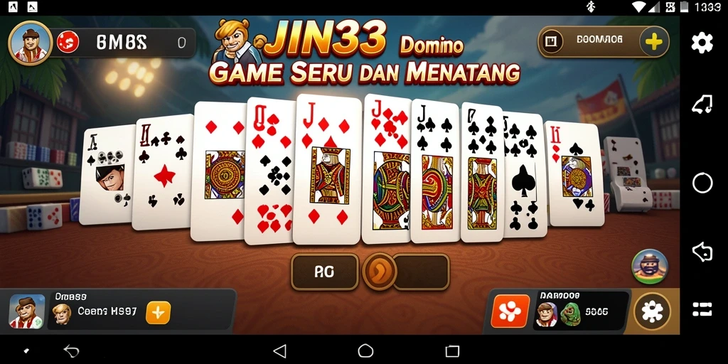 Tampilan gameplay menarik JIN33 saat dimainkan.