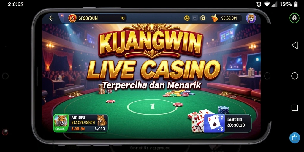 Tampilan gameplay Live Casino di KIJANGWIN yang mendebarkan.
