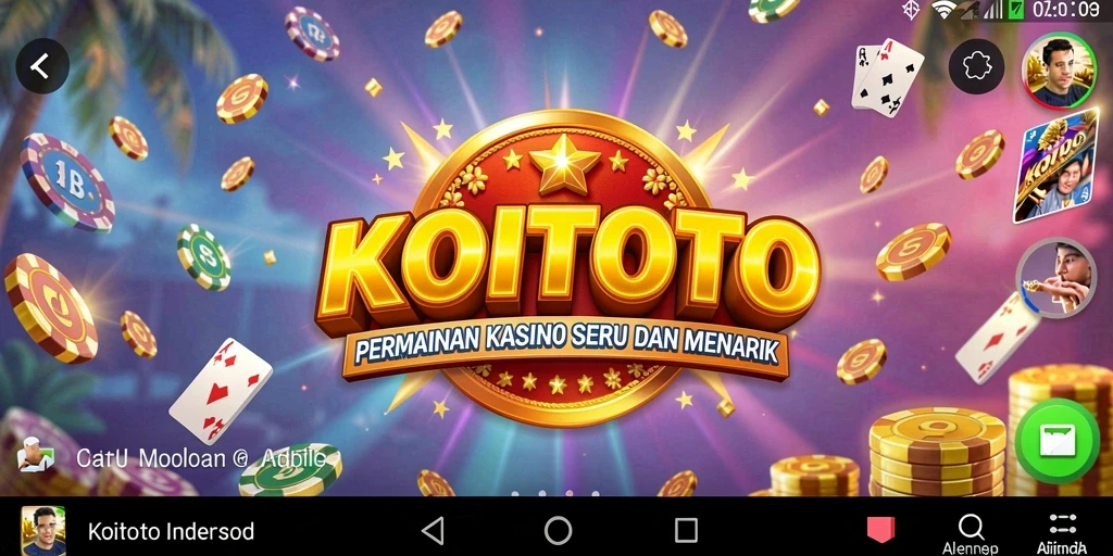 Tampilan menawan dari gameplay Kasino di KOITOTO