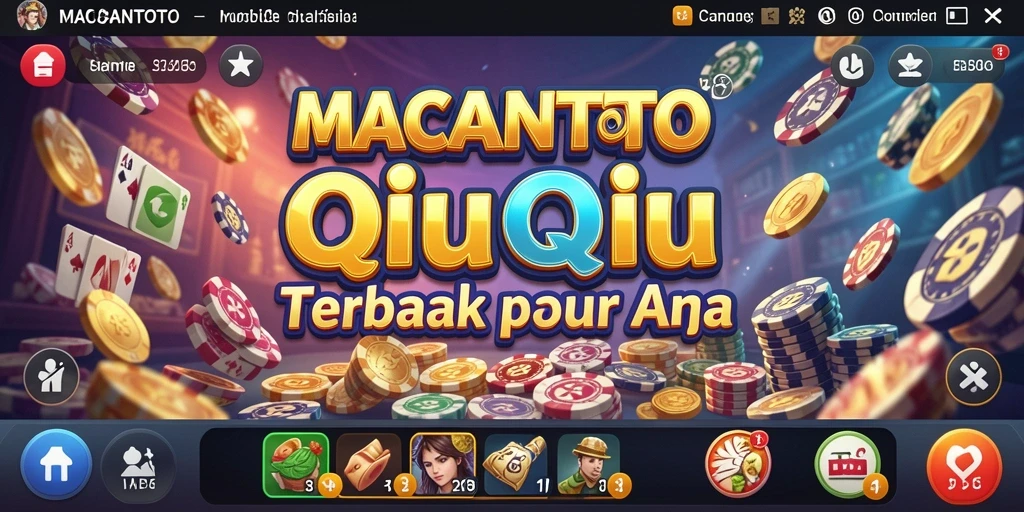 Tangkapan layar aksi seru dalam game QiuQiu.