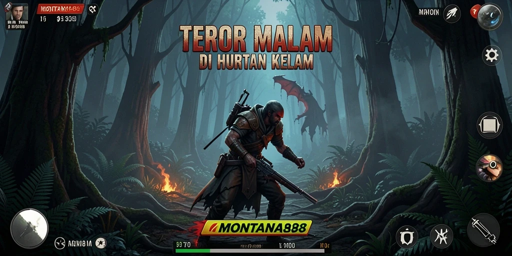 Tampilan gameplay MONTANA88 yang menakutkan dan mencekam.