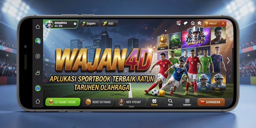 Tampilan gameplay WAJAN4D dengan taruhan langsung olahraga.