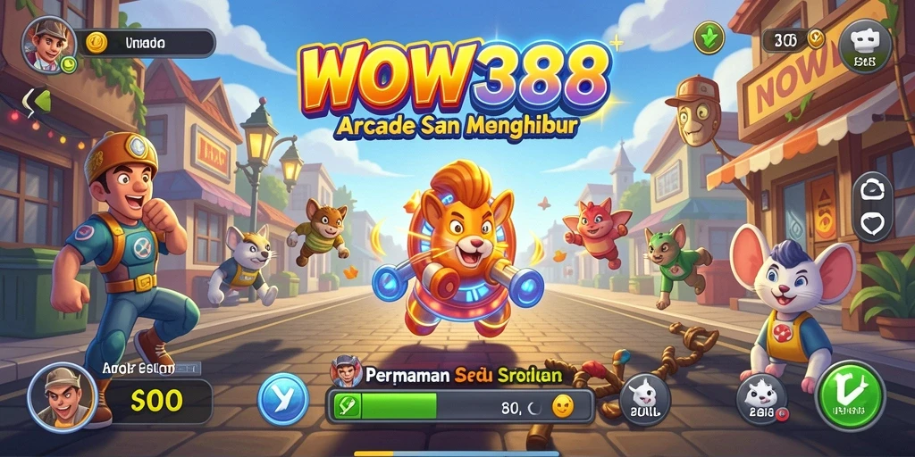 Tampilan gameplay WOW388 yang dinamis dan menarik.
